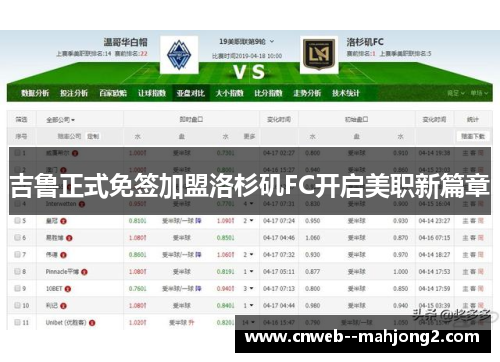 吉鲁正式免签加盟洛杉矶FC开启美职新篇章